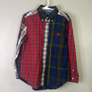 Chaps Boys Long Sleeve Dress Button-down dress shirt, size 7